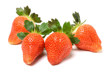 strawberry isolated over white background