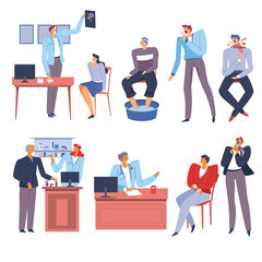 Doctors and patients, medicine and healthcare, pharmacy and cold treatment