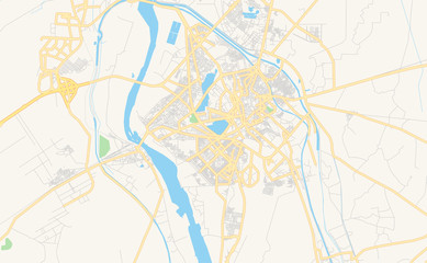 Printable street map of Kotri, Pakistan