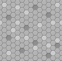 Honeycomb Hexagon Seamless Pattern for Backgrounds. Vector