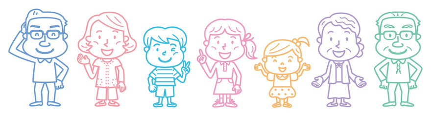 三世代家族　アウトライン　