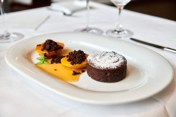 Dessert Schokoladenkuchen 