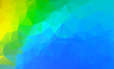 Obraz premium Abstract multicolor emerald green background. Vector polygonal design illustrator