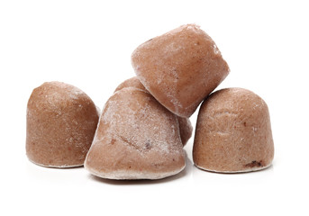 Sticky Rice Cake on white background