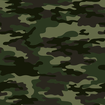 camouflage pattern for print seamless vector.
