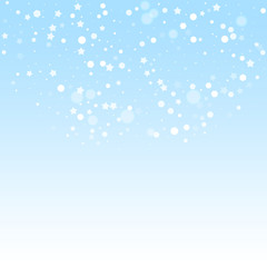 Magic stars random Christmas background. Subtle fl