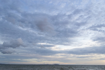 Obraz premium clouds over the sea