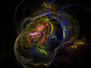 Imaginatory fractal background Image