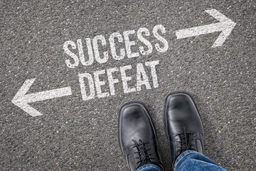 Decision at a crossroad - Success or Defeat