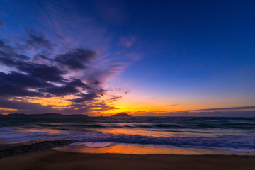 志賀島の夕日