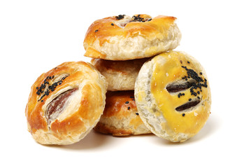 Chinese Cake on white background