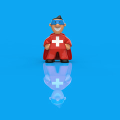 Fototapeta premium Superhero concept - 3D Illustration