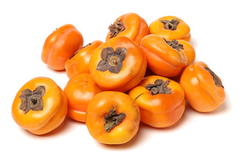 persimmon on a white background 