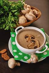 Cream of mushroom soup