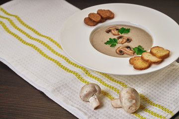 Cream of mushroom soup