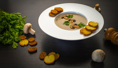 Cream of mushroom soup