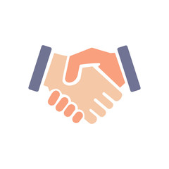 Hand shake agreement icon