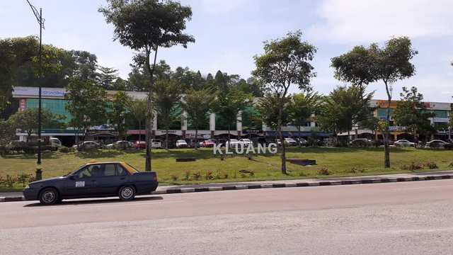 The road of kluang city johor Malaysia