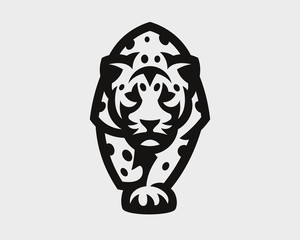 Leopard modern logo. Panther emblem design editable for your business. Vector illustration.