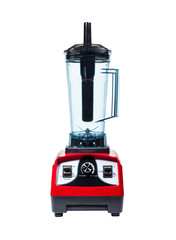Red Electric Blender Isolated on white background,clipping path