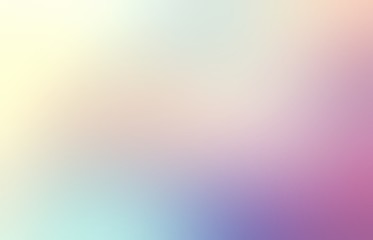 Formless watercolor blue yellow pink toned abstract background. Blurry interactive illustration. Soft fantasy texture.