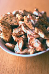 baked chicken in a bowl