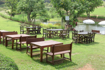outdoor dining table set with bench