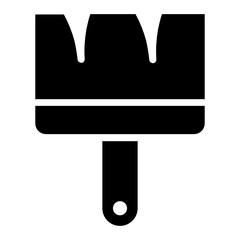 Art Painting brush coloring vector icon