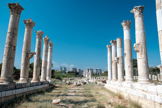 Pompeipolis is ancient city in Mersin Town, Turkey