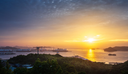 長崎の夕陽
