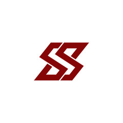 letter SS Icon for fitness, Logo, Template, active Letter S Hexagon Logo .vector