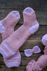 Warm and soft girl socks, winter fashion, made of wool