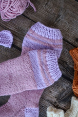 Warm and soft girl socks, winter fashion, made of wool