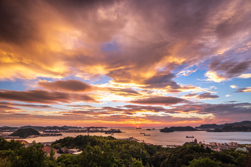長崎の夕陽