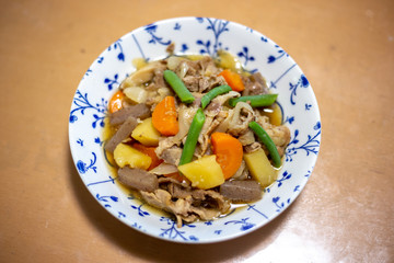 日本の肉じゃが