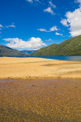 Falkner Lake located in the Nahuel Huapi National Park, province of Neuquen, Argentina