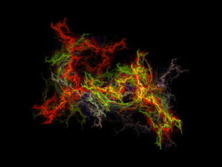 surreal futuristic digital 3d design art abstract background fractal illustration for meditation and decoration wallpaper