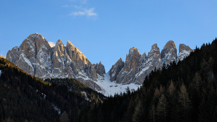 Le Odle dalla val di Funes - Dolomiti	