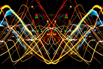 Night light line,abstract background