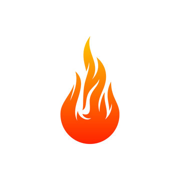 Fire logo Vector. Flame Logo Design Template. Icon Symbol