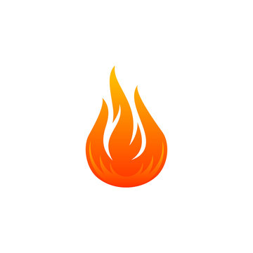Fire logo Vector. Flame Logo Design Template. Icon Symbol