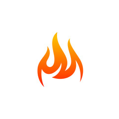 Fire logo Vector. Flame Logo Design Template. Icon Symbol