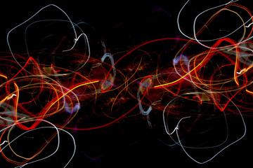 Night light line,abstract background