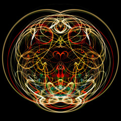 Night light line,seamless light pattern,abstract background