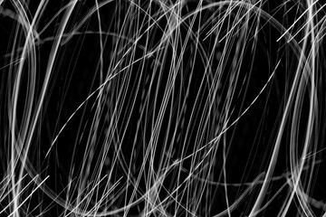 Night White light line,abstract background