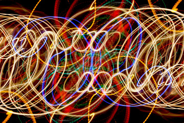 Night light line,abstract background