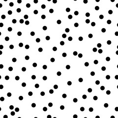 Beautiful dotted vector seamless pattern
