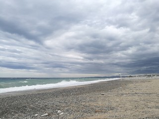 beach and sea