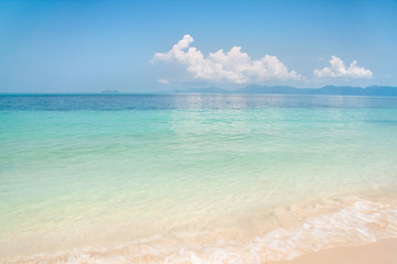 Tropical white sand beach in Thailand