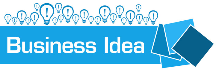 Business Idea Blue Bulbs Squares Texture Blue 